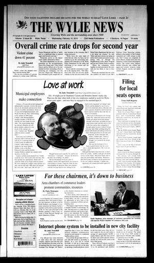 The Wylie News (Wylie, Tex.), Vol. 62, No. 39, Ed. 1 Wednesday, February 10, 2010