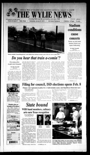 The Wylie News (Wylie, Tex.), Vol. 62, No. 37, Ed. 1 Wednesday, January 27, 2010
