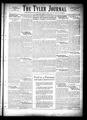 The Tyler Journal (Tyler, Tex.), Vol. 10, No. 15, Ed. 1 Friday, August 10, 1934