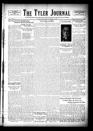 The Tyler Journal (Tyler, Tex.), Vol. 9, No. 22, Ed. 1 Friday, September 29, 1933