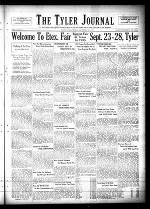 The Tyler Journal (Tyler, Tex.), Vol. 11, No. 21, Ed. 1 Friday, September 20, 1935