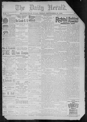 The Daily Herald (Brownsville, Tex.), Vol. 5, No. 66, Ed. 1, Friday, September 18, 1896