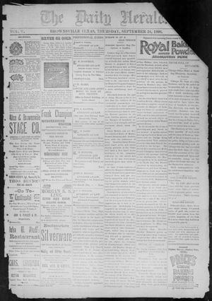 The Daily Herald (Brownsville, Tex.), Vol. 5, No. 71, Ed. 1, Thursday, September 24, 1896