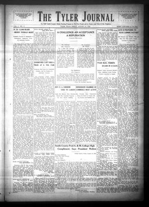 The Tyler Journal (Tyler, Tex.), Vol. 2, No. 17, Ed. 1 Friday, August 27, 1926