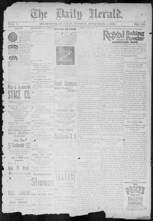 The Daily Herald (Brownsville, Tex.), Vol. 5, No. 104, Ed. 1, Monday, November 2, 1896
