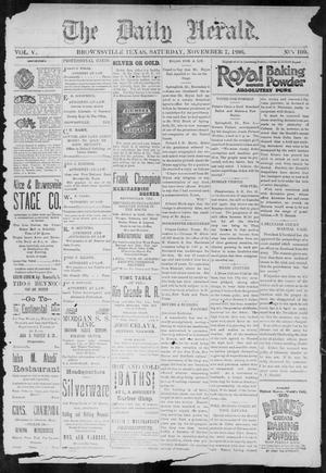 The Daily Herald (Brownsville, Tex.), Vol. 5, No. 109, Ed. 1, Saturday, November 7, 1896