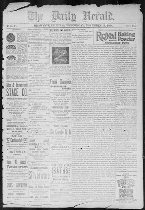 The Daily Herald (Brownsville, Tex.), Vol. 5, No. 112, Ed. 1, Wednesday, November 11, 1896
