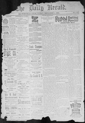 The Daily Herald (Brownsville, Tex.), Vol. 5, No. 132, Ed. 1, Friday, December 4, 1896