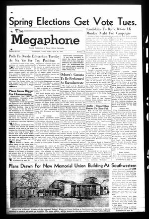 The Megaphone (Georgetown, Tex.), Vol. 48, No. 34, Ed. 1 Friday, April 30, 1954