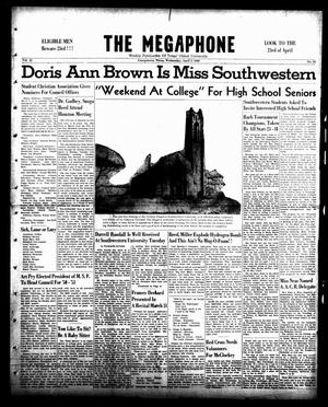 The Megaphone (Georgetown, Tex.), Vol. 42, No. 23, Ed. 1 Wednesday, April 5, 1950