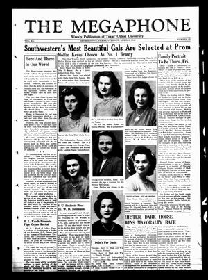The Megaphone (Georgetown, Tex.), Vol. 40, No. 23, Ed. 1 Tuesday, April 9, 1946