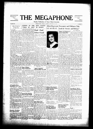 The Megaphone (Georgetown, Tex.), Vol. [41], No. 17, Ed. 1 Tuesday, February 24, 1948
