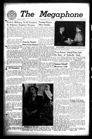 The Megaphone (Georgetown, Tex.), Vol. 49, No. 21, Ed. 1 Friday, March 4, 1955