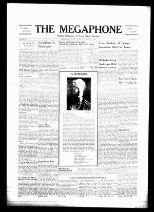 The Megaphone (Georgetown, Tex.), Vol. [41], No. 13, Ed. 1 Tuesday, January 13, 1948