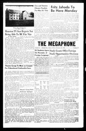 The Megaphone (Georgetown, Tex.), Vol. 50, No. 17, Ed. 1 Friday, February 10, 1956