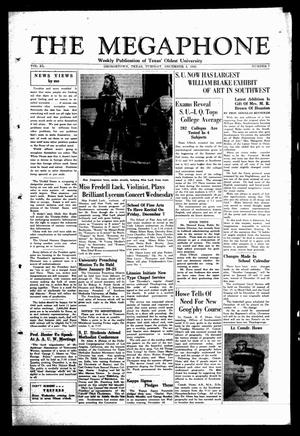The Megaphone (Georgetown, Tex.), Vol. 40, No. 7, Ed. 1 Tuesday, December 4, 1945
