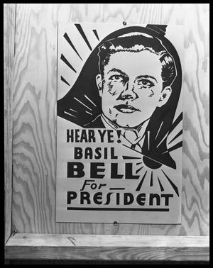 [Basil Bell Campaign Poster]