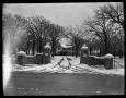 Photograph: [Front Gates of a Home]