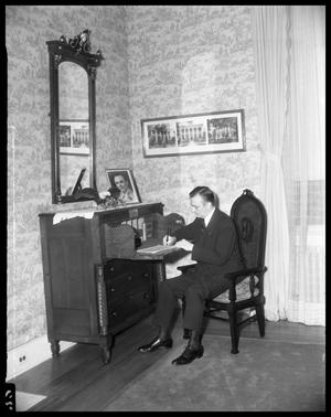 [Governor W. Lee O'Daniel Signing Document]