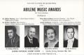 Thumbnail image of item number 3 in: 'Abilene Philharmonic Playbill: October 20, 1964'.