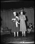 Primary view of [Helen Keller Standing with Polly Thompson]