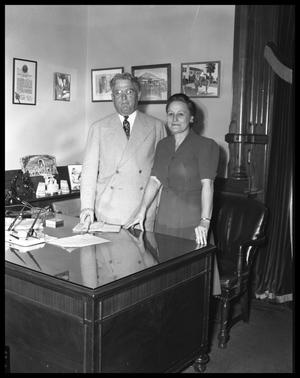 [Senator Henry L. Winfield with Woman]