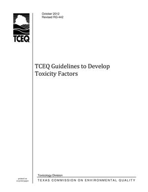TCEQ Guidelines to Develop Toxicity Factors