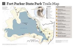 Fort Parker State Park:Trails Map