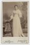 Thumbnail image of item number 1 in: '[Cabinet Card Portrait of a Young Woman]'.