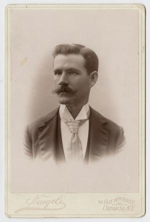 [Young Man with a Mustache]