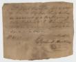 Thumbnail image of item number 1 in: '[Receipt of Payment from John Hopkins to E. Connor, August 31, 1818]'.