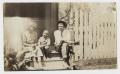 Thumbnail image of item number 1 in: '[African American Family Sitting on Porch Steps]'.