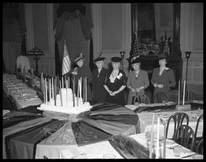 Primary view of object titled 'Mrs. John Bremond with Ladies and Cake'.