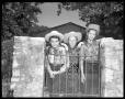 Photograph: Three Young Cowgirls