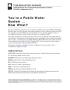 Primary view of You're a Public Water System... Now What?