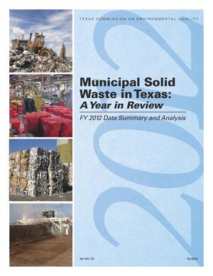Municipal Solid Waste in Texas: A Year in Review, 2012