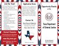 Pamphlet: Opportunity Knocks and the Texas Department of Criminal Justice