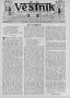Newspaper: Věstník (West, Tex.), Vol. 22, No. 11, Ed. 1 Wednesday, January 24, 1…