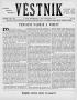 Newspaper: Věstník (West, Tex.), Vol. 41, No. 37, Ed. 1 Wednesday, September 9, …