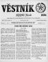 Newspaper: Věstník (West, Tex.), Vol. 60, No. 43, Ed. 1 Wednesday, October 25, 1…