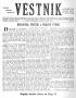 Thumbnail image of item number 1 in: 'Věstník (West, Tex.), Vol. 44, No. 18, Ed. 1 Wednesday, May 2, 1956'.