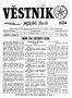 Newspaper: Věstník (West, Tex.), Vol. 66, No. 20, Ed. 1 Wednesday, May 17, 1978