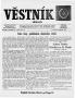 Newspaper: Věstník (West, Tex.), Vol. 50, No. 11, Ed. 1 Wednesday, March 14, 1962
