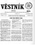 Newspaper: Věstník (West, Tex.), Vol. 54, No. 43, Ed. 1 Wednesday, October 26, 1…