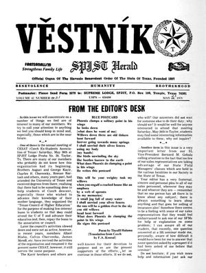 Primary view of object titled 'Věstník (West, Tex.), Vol. 67, No. 21, Ed. 1 Wednesday, May 23, 1979'.
