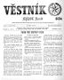 Newspaper: Věstník (West, Tex.), Vol. 59, No. 43, Ed. 1 Wednesday, October 27, 1…
