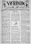 Newspaper: Věstník (West, Tex.), Vol. 23, No. 39, Ed. 1 Wednesday, August 7, 1935
