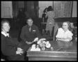 Photograph: [Man in Uniform with Two Women at 49th Texas Legislature]