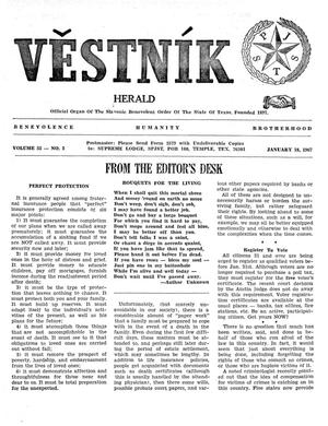 Věstník (West, Tex.), Vol. 55, No. 3, Ed. 1 Wednesday, January 18, 1967
