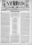 Newspaper: Věstník (West, Tex.), Vol. 33, No. 41, Ed. 1 Wednesday, October 10, 1…